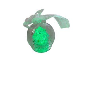 Handblown Glass Globe Ornament LED ChangingColor Light Christmas Tree NEW BATT